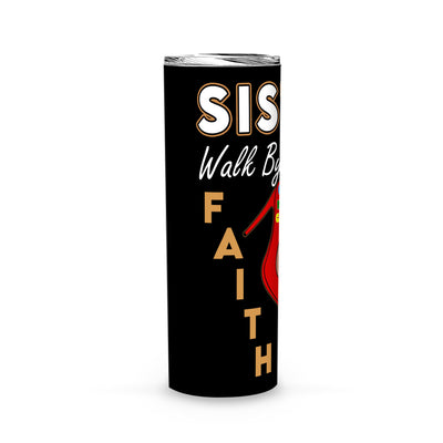 OES Sistar Leopard Walk By Faith FATAL - Skinny Tumbler - OES230704_01