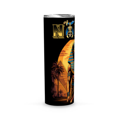 Shriner Pharaoh King Of The Desert Pyramids - Skinny Tumbler - MS230728_12