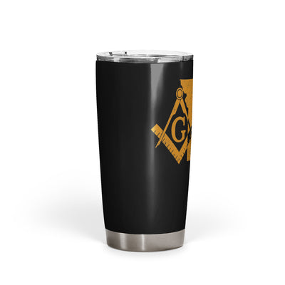 Missouri Square & Compass Freemason symbol state map - 20oz Fat Tumbler