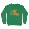 Louisiana Freemason State Map Square & Compass Symbol - Sweatshirt