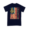 American Flag Freemason - T Shirt