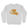 Louisiana Freemason State Map Square & Compass Symbol - Sweatshirt