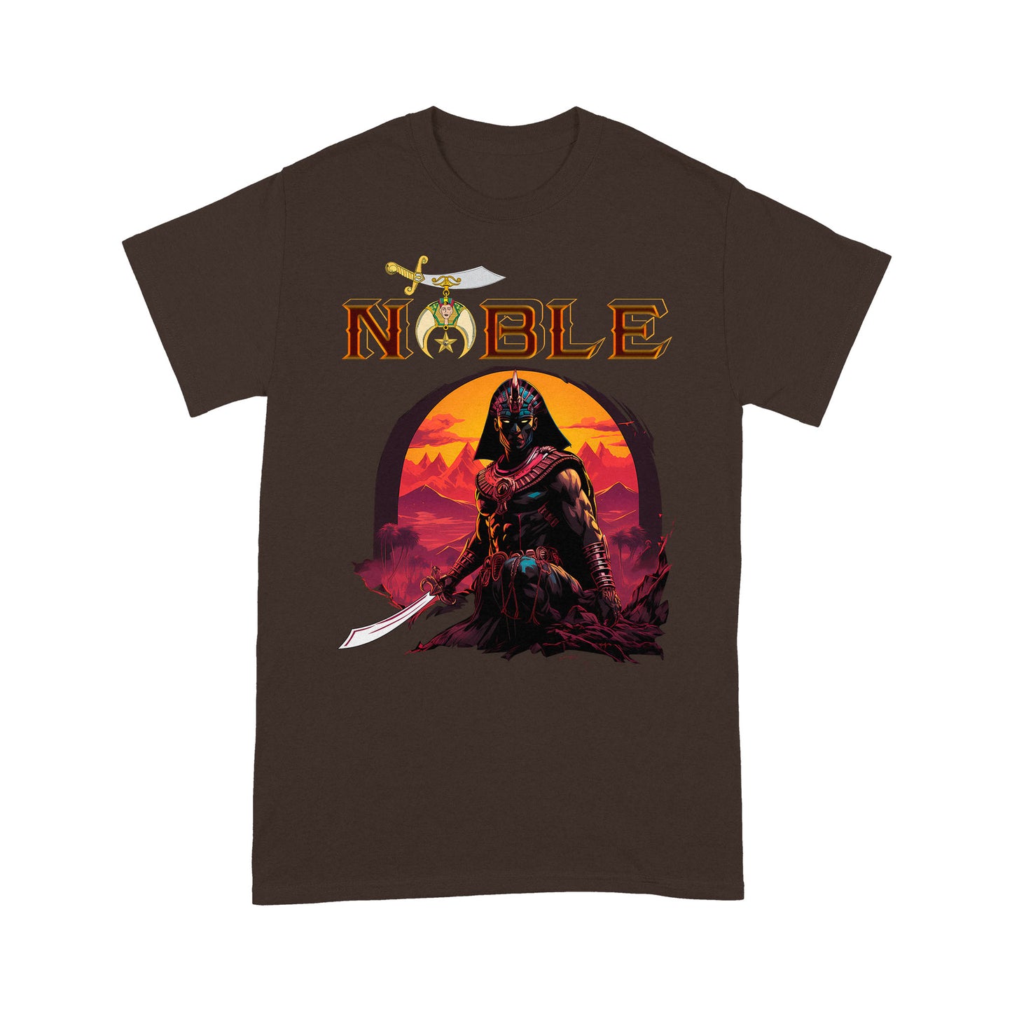 Noble Shriner Masonic Egyptian Warrior - T Shirt - MS230728_01