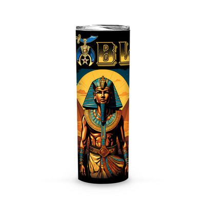 Shriner Egyptian Pharaoh Tutankhamun Pyramids - Skinny Tumbler - MS230728_10