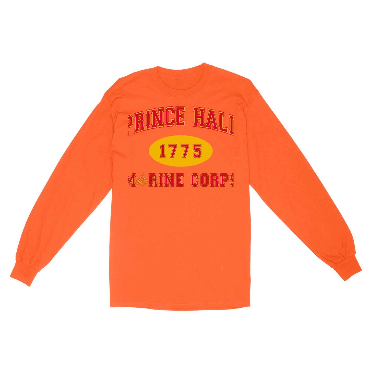 Prince Hall 1775 Marine Corps Freemason - Long Sleeve