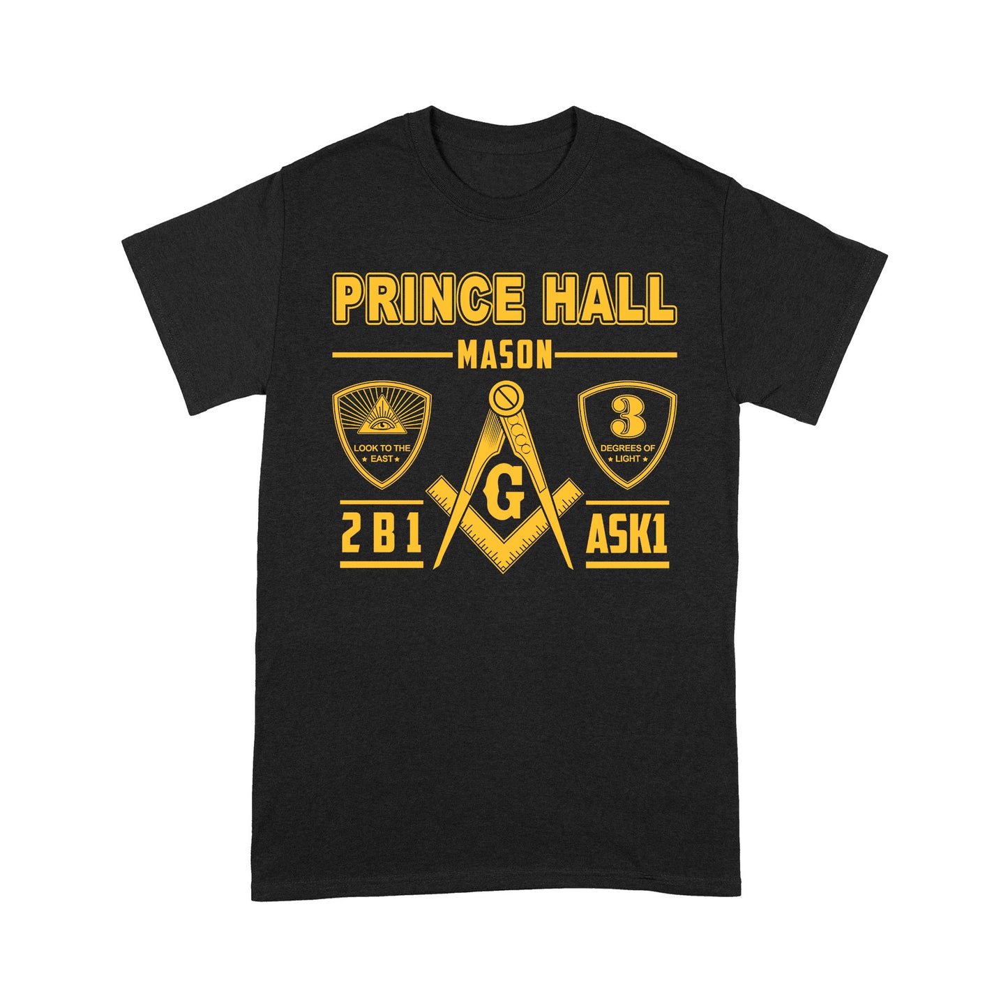 Prince Hall Mason 2B1 ASK1 Freemason - Premium T Shirt