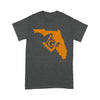 Florida Freemason State Map Square & Compass Symbol - T Shirt