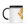 Colorado square & compass freemason symbol state map - Color Changing Mug