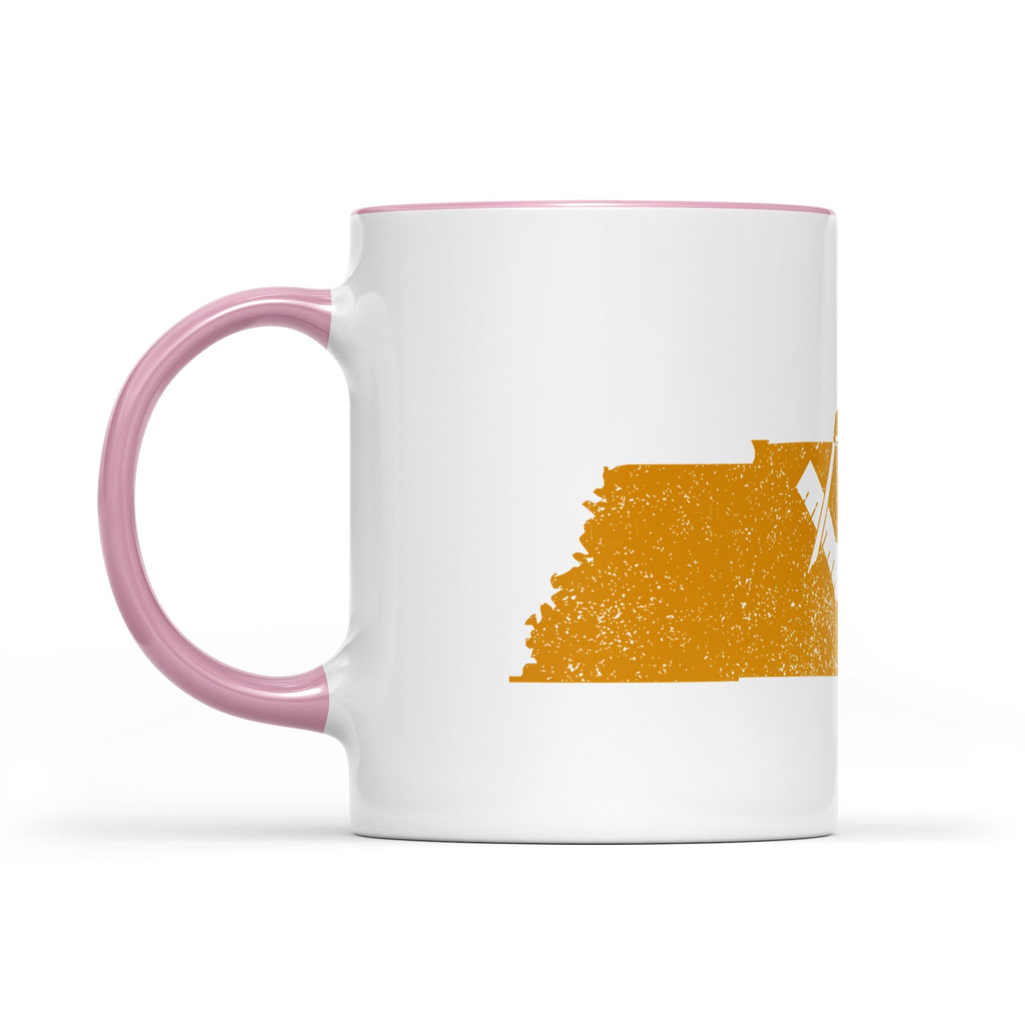 Tennessee square & compass freemason symbol state map - Accent Mug