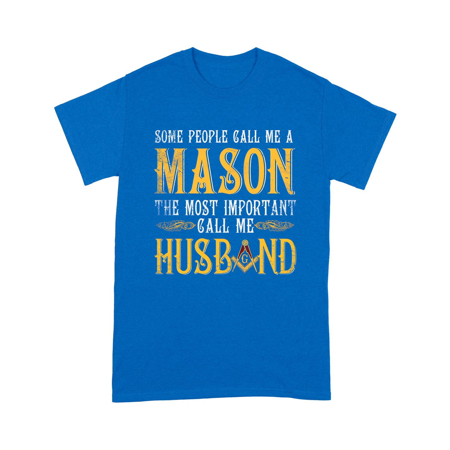 Call Me Husband Freemason - Premium T Shirt