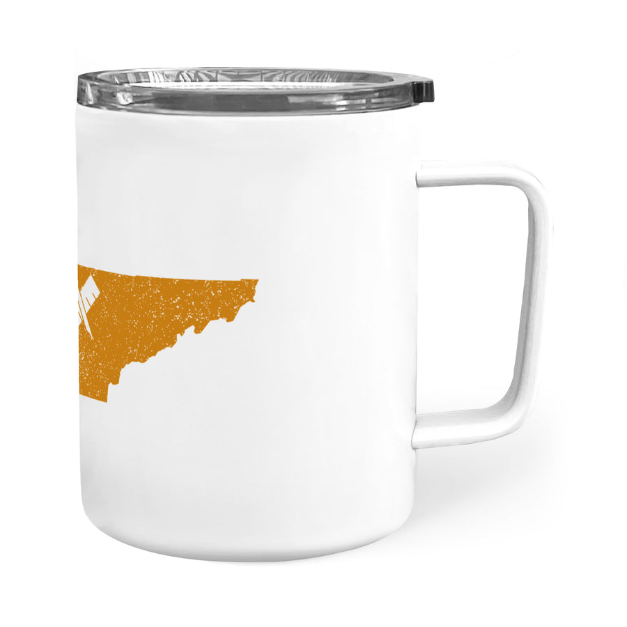 Tennessee square & compass freemason symbol state map - Insulated Mug