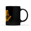 Arkansas square & compass freemason symbol state map - Black Mug