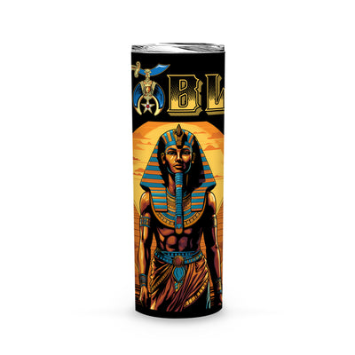 Shriner Pharaoh King Of The Desert Pyramids - Skinny Tumbler - MS230728_12