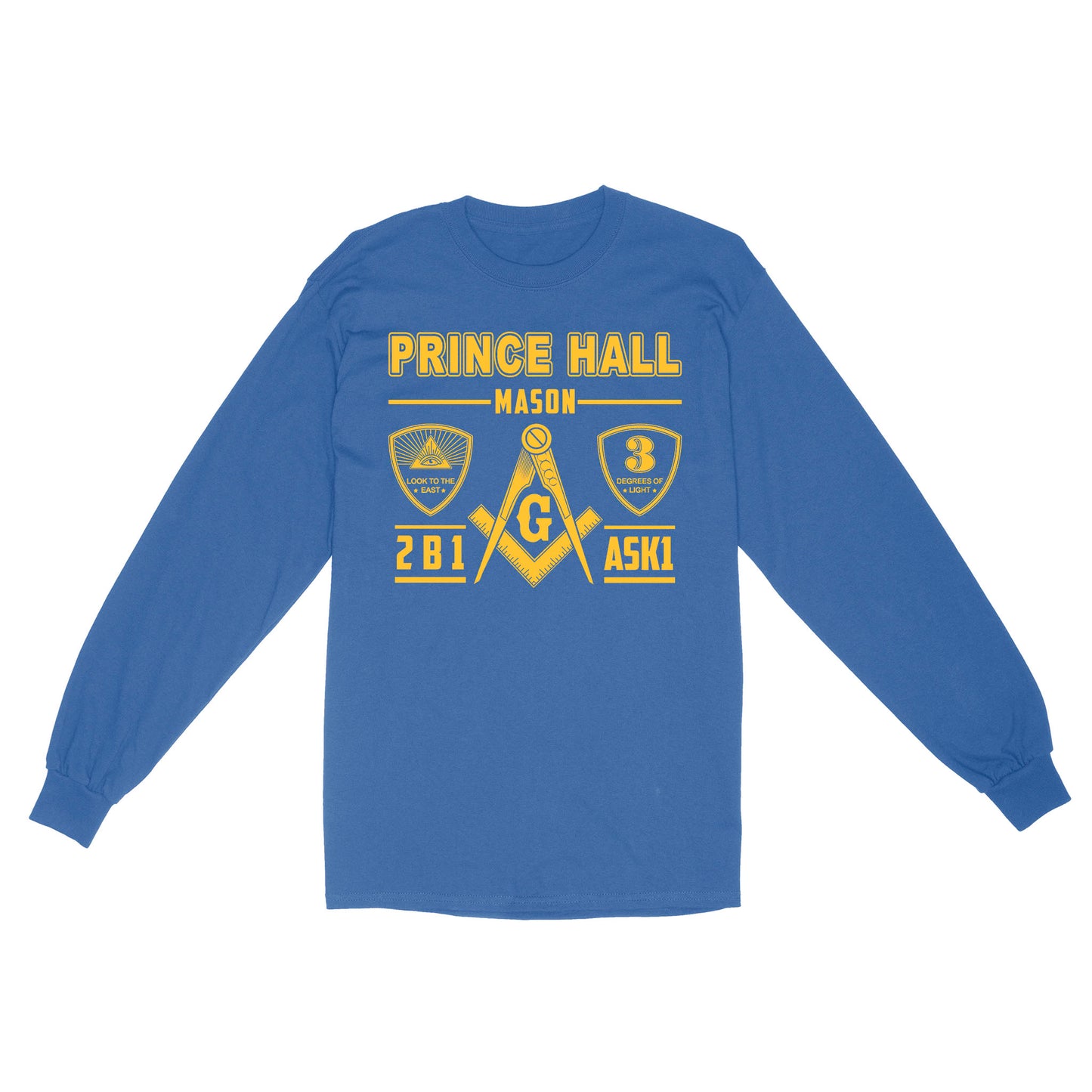 Prince Hall Mason 2B1 ASK1 Freemason - Long Sleeve