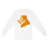 Rhode Freemason State Map Square & Compass Symbol - Long Sleeve