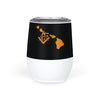 Hawaii Square & Compass Freemason symbol state map - Wine Tumbler