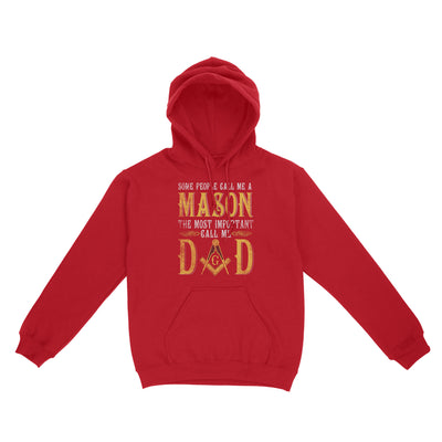 Call Me Dad Freemason - Hoodie