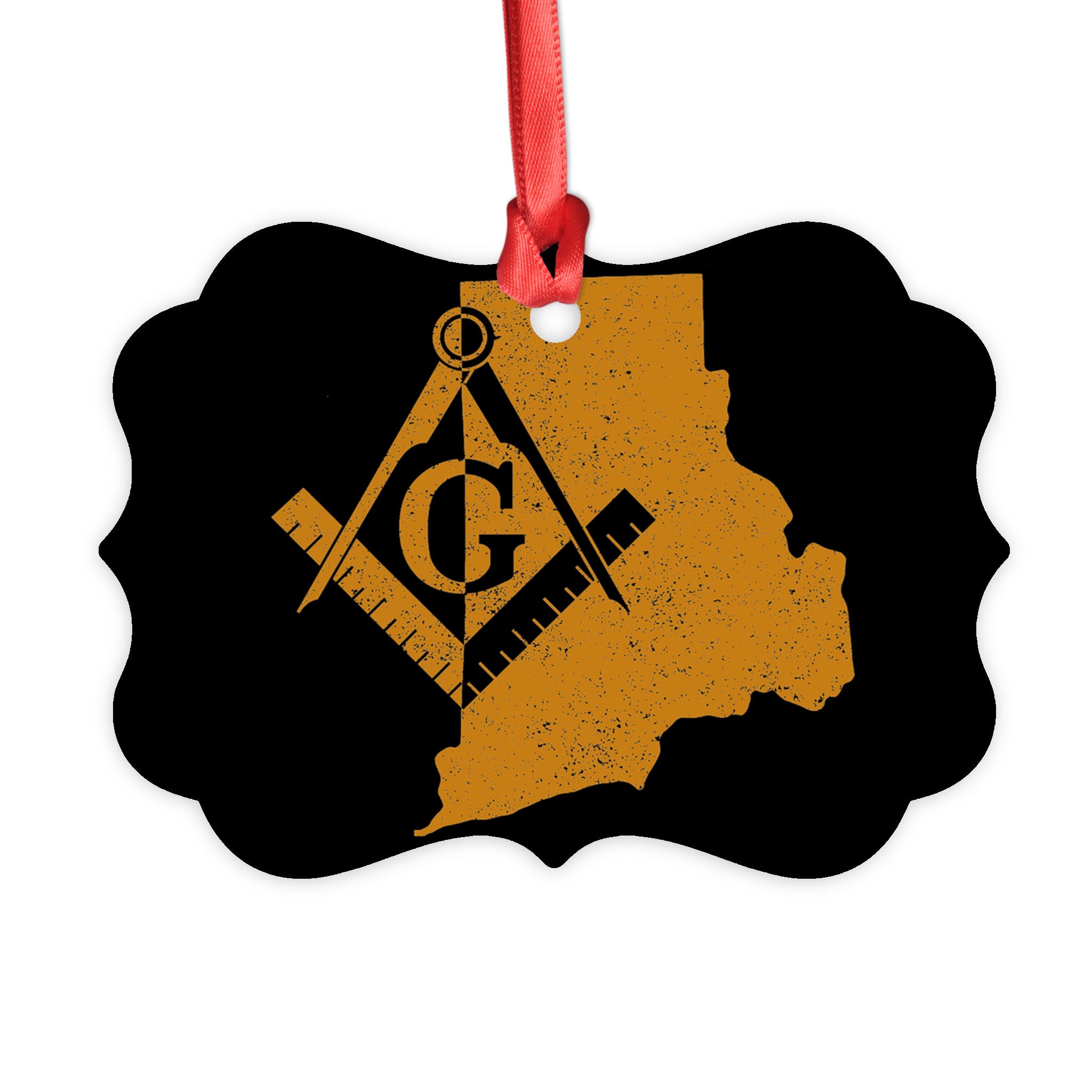 Ri Square Icon Rhode Island square & compass freemason symbol state map - Medallion A ...