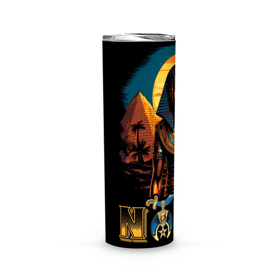 Noble Shriner Pharaoh King Pyramids - Skinny Tumbler - MS230728_03