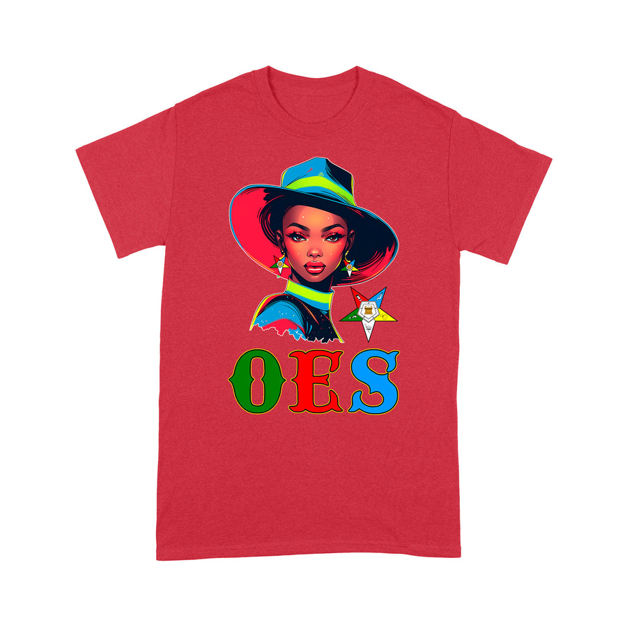 OES Black Beautiful Sister Floppy Wide - Brimmed Hat FATAL - T Shirt - OES230707_01