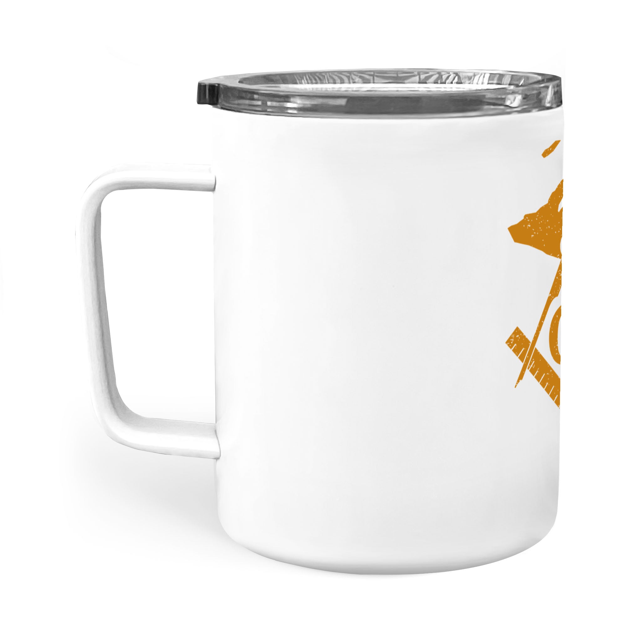 Michigan square & compass freemason symbol state map - Insulated Mug ...
