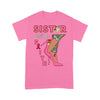 OES Pink Leopard Sistar Walk By Faith Breast Cancer Awareness FATAL - T Shirt - OES230704_02