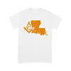 Louisiana Freemason State Map Square & Compass Symbol - T Shirt